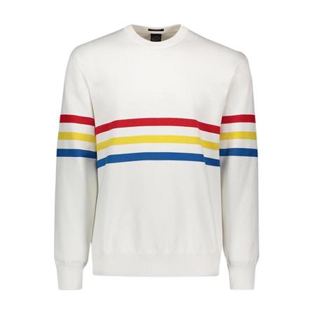 Paul & Shark, Crew neck Wit, Heren, Maat:S,gestreept
