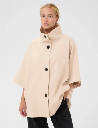 InWear Hollyniw Cape Jacket - Cream - 38