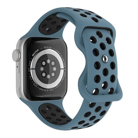 Sportarmband Dual-Color Apple Watch 42/41/40/38 mm (M/L) Blå/Svart