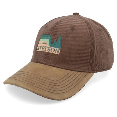 Stetson - Braun adjustable Cap - Corduroy Woods Chestnut Baseball Adjustable @ Hatstore