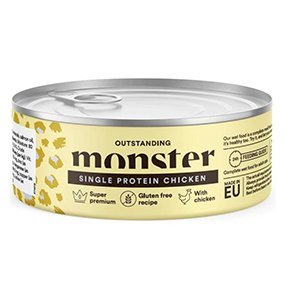 Monster Adult Cat, Chicken, 100g Dåse