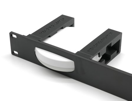 WINTHER Rack kit for 1 pcs IKEA Dirigera gateway black 19inch 1U