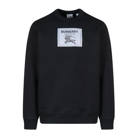 Burberry Sweatshirts Sort, Herre, Størrelse: M