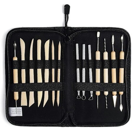 Skulpteringsset Lera Keramik Snideri Skulptur Keramikverktyg Kit 14st