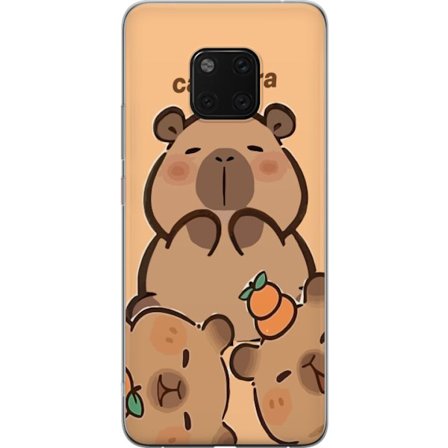 Kompatibelt Mobildeksel til Huawei Huawei Mate 20 Pro Capybara søt figur søt trendy samler