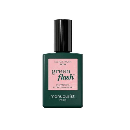 Manucurist GREEN FLASH - Smalto Semipermanente Satin 15ml - Smalto Gel e semipermanente