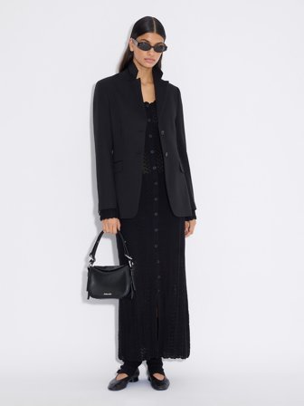 Holzweiler Kelp Crochet Dress - Black - Women's - XXS