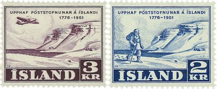 Island 1951 - AFA 274-275 - Postfrisk