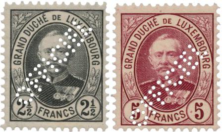 Luxembourg 1899 - MICHEL D74/75 - Postfrisk