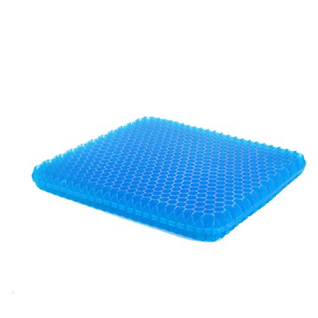 Gel sædepude Honeycomb Design Dobbelt fortykket Gel sædepude Velegnet til bilkontor Hjem Rullestol og stol