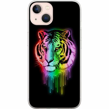 Apple Iphone 14 Genomskinligt Skal Neon Tiger
