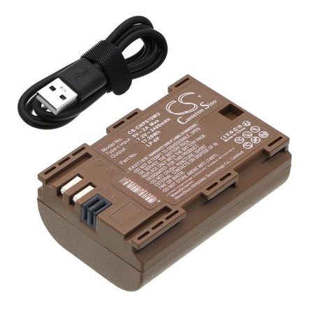 Kameran akku Canon EOS 7D, EOS 6D, EOS 60D ja muille.