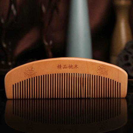 2 stk Peach Wood Comb Fine Tooth Comb 3 3