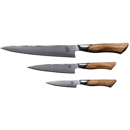 Ryda Knives A-73 Veitsisetti – trancer-veitsi, universaali- & kuorimaveitsi