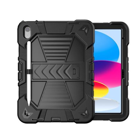 Stilrent skal för iPad 4 Air 11" 2024 M2 Svart Stöttåligt Silikon