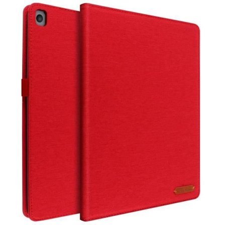 iPad 2019 Cover - AVIZAR - Rød - Øko-læder - Indbygget støtte