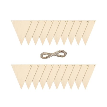 20 kpl Viirinauha Puiset Kolmio Liput Seppeleeseen Juhliin Lahjaksi - WELLNGS