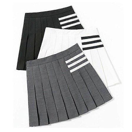 2023 Sommar Golf Kläder Dam Vår Damshorts Kjol Lager Plisserad Kjol Casual Utomhus Sport Golf Kläder Svart XL Svart