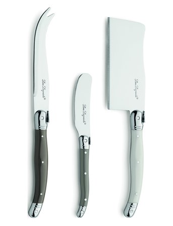 Lou Laguiole Tradition Cheese Knifes 3-Pcs - Multi/patterned - ONE SIZE