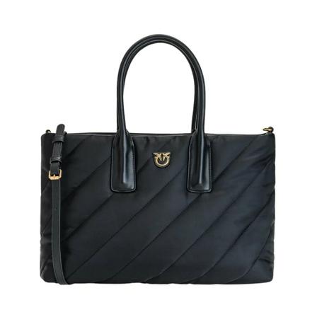 Pinko Shoulder Bags Sort, Dame Skuldertasker, Størrelse: ONE Size