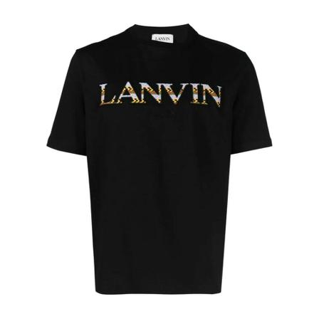 Lanvin, T-Shirts Czarny, Mężczyzna, Rozmiar: L