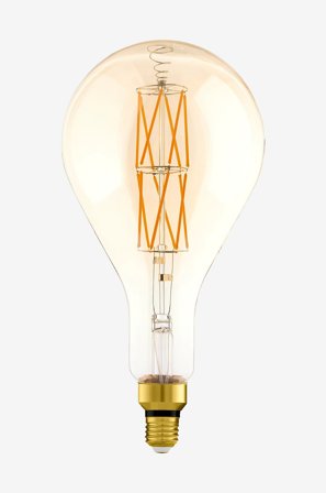 EGLO - Luminary E27-LED PS160 8W Bärnsten - Transparent - Ljuskällor & glödlampor - Från Homeroom