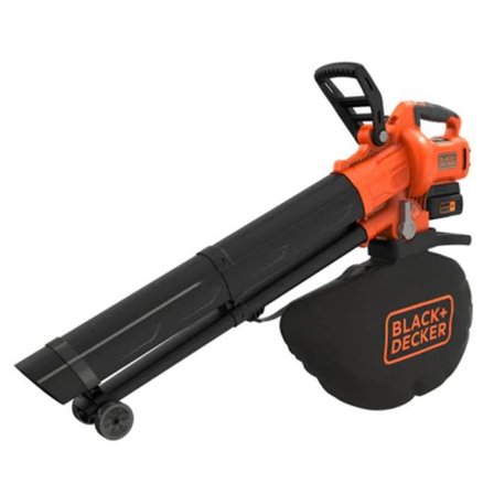 Black & Decker BCBLV3625L1-QW Løvblæser med batteri og oplader, Havemaskiner