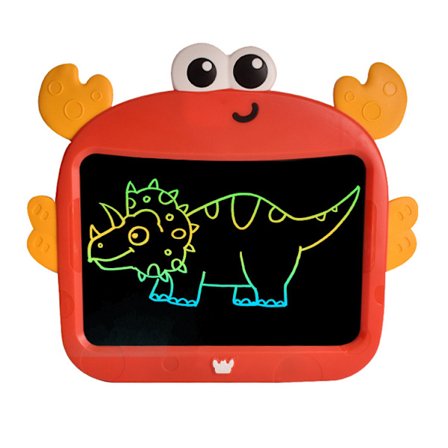 Children's painting graffiti board 9-inch small crab+colored handwriting