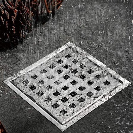 304 rustfrit stål bruseniche WC stort forskydning dn50 anti -