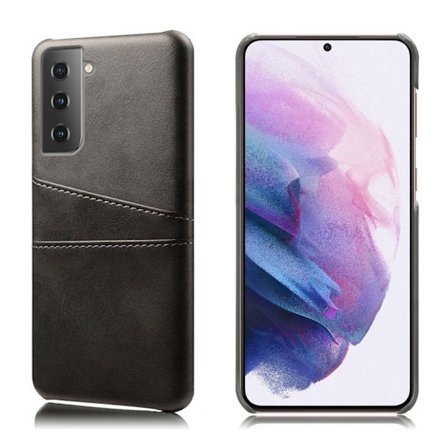 Dual Card Etui Samsung Galaxy S21 - Sort