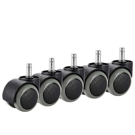 Kontorsstols Hjul, 5-pack, Passar IKEA Stol (10mm x 22mm) Tunga