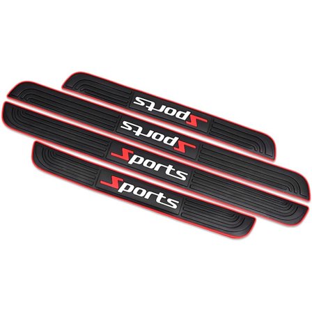 Dørterskelklistremerker, 4 stk dørterskelbeskyttere, bildørterskelstrimler, dørterskelbeskyttere, bildørterskler