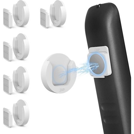 Ny magnetisk krog, stærk klæbende vægmonteret plastikbeslag. Velegnet til TV-fjernbetjening. Aircondition-fjernbetjening