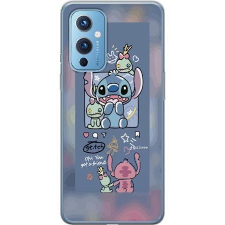 OnePlus 9 Gjennomsiktig deksel Stitch Venner