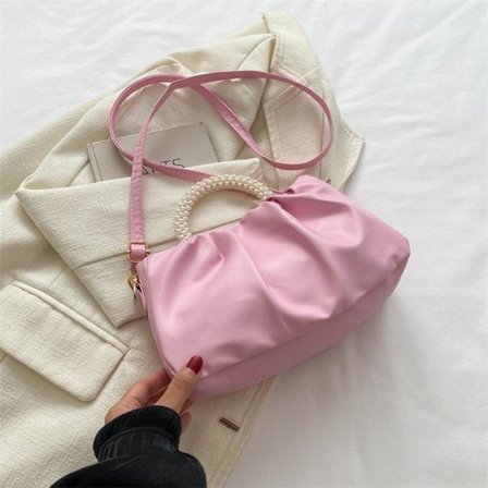 Pearl Handväska Axelväska ROSA