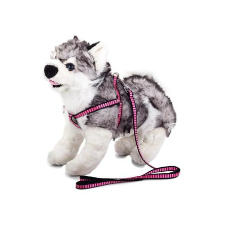 Koppel Med Sele 128 Cm - Strl S - Rosa Rosa