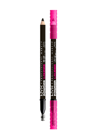 NYX Professional Makeup Powder Louder Eyebrow pencil Ögonbryn Dam Svart 16 gr