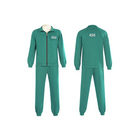 Squid Game Spiller 001/456 Voksen Cosplay Sportoverall