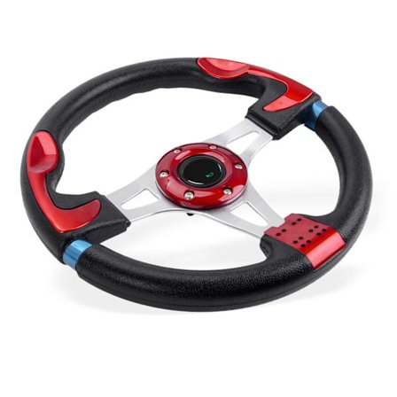 Komfortabel Letvægts Universal 13 Tommer Bilrat Skridsikker Tekstur Robust Aluminiumskerne Ergonomisk Design