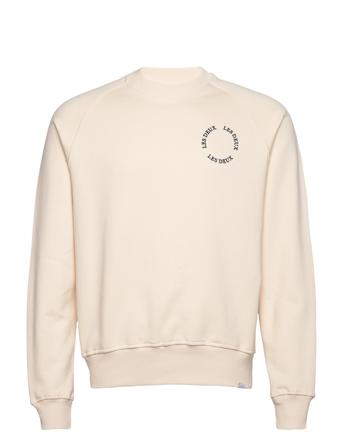 Circle Sweatshirt 2.0 Sweat-shirt Genser Creme Les Deux*Betinget Tilbud