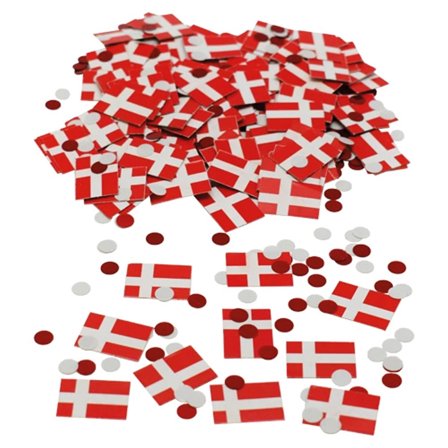 Dansk flaggkonfetti