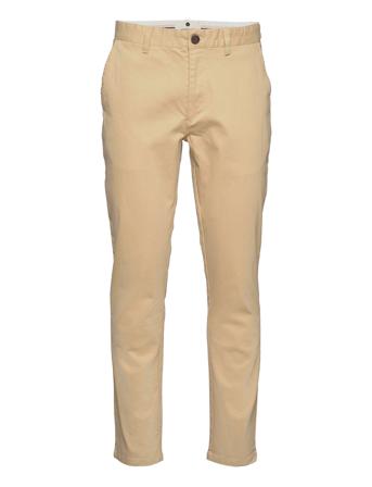 Akjohn Organic Noos Chinos Bukser Beige Anerkjendt