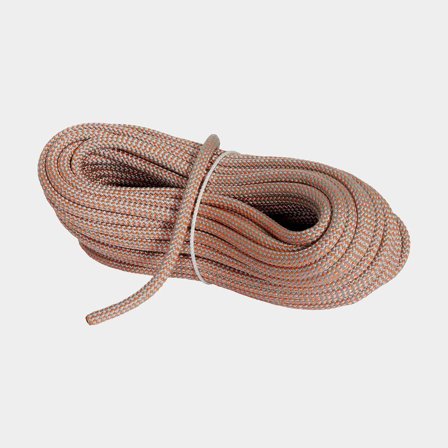 Scotta senza grillo Robline Sirius 500, anima in poliestere, calza in poliestere a 32 trefoli, neon/arancione/argento, 25 metri x Ø8 mm