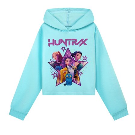 KPop Demon Hunters Huppari Lasten Sarjakuva Muoti Vaatteet Teini Syksy Pusero Rento Takit Nuorten Tyttövauvojen Huppari Collegepaidat