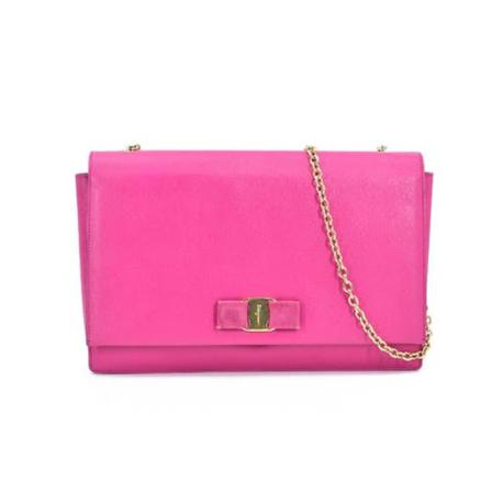 Salvatore Ferragamo Pre-owned, Pre-owned Crossbody Bag Roze, Dames, Maat:ONE Size,leather