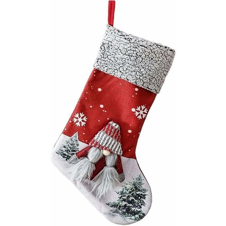 Ripustettavat jouluiset sukat, 3D ruotsalaiset tonttupehmolelut, jouluiset sukat, jouluiset ripustettavat sukat, jouluiset sukat joulukuuseen takkaan