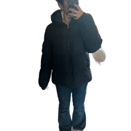 Svart pufferjacka från Tommy Hilfiger