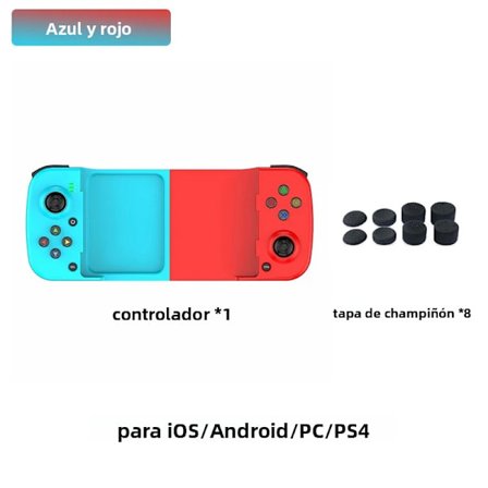 BR Hat D3 Mobil Gamepad för Android och iOS, Bluetooth-spelkontroll kompatibel med Switch, töjbar makrojoystick för Nintendo Switch