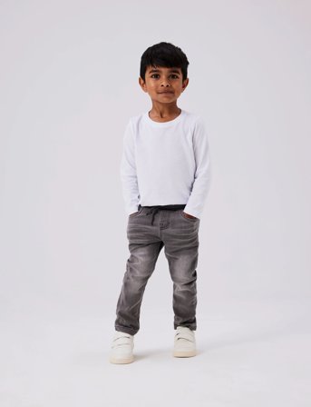 name it Nmmryan Slim Swe Jeans 2472-Th Noos - Grey - 122