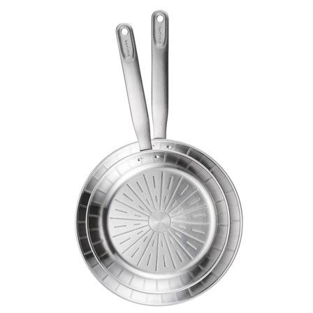Fiskars All Steel Pure paistinpannusetti, 24+28 cm